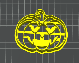 pumpkin zucca testa funny divertente stampino per biscotti cookie cutter