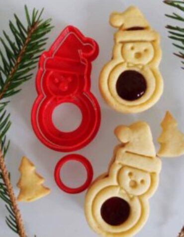 pupazzo di neve stampino per biscotti cookie cutter