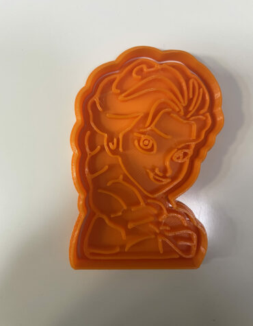 push elsa de frozen stampino per biscotti cookie cutter