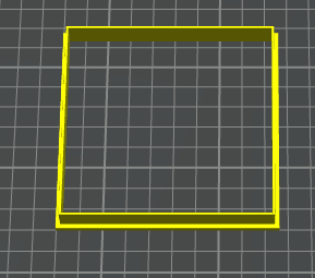 quadrato square 2 stampino per biscotti cookie cutter