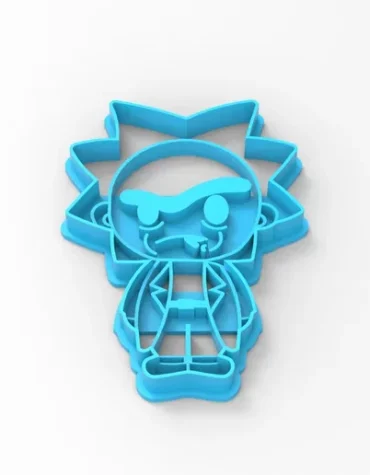 rick e morty stampino biscotti cookie cutter