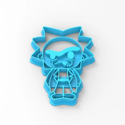rick e morty stampino biscotti cookie cutter