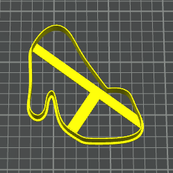 scarpa con tacco stampino per biscotti cookie cutter