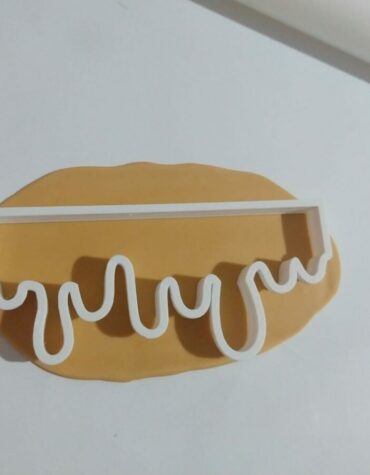 sgocciolamento drip Cookie Cutter Fondant Biscuit Icing Bake stampino biscotti