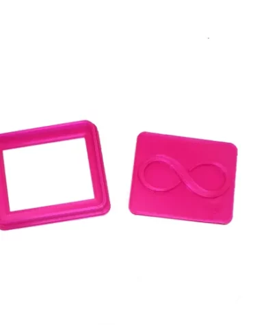 simbolo infinito debosser stampino per biscotti cookie cutter