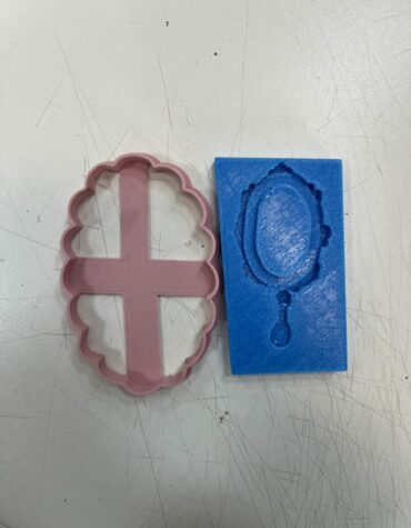 specchio con contorno principesse stampino per biscotti cookie cutter