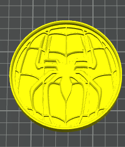 spiderman logo stampino impress per biscotti cookie cutter