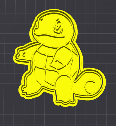 squirtle stampino per biscotti cookie cutter
