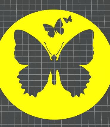 stencil farfalla farfalle stampino per biscotti cookie cutter