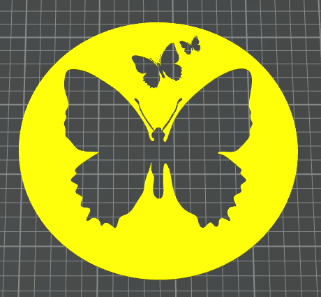 stencil farfalla farfalle stampino per biscotti cookie cutter