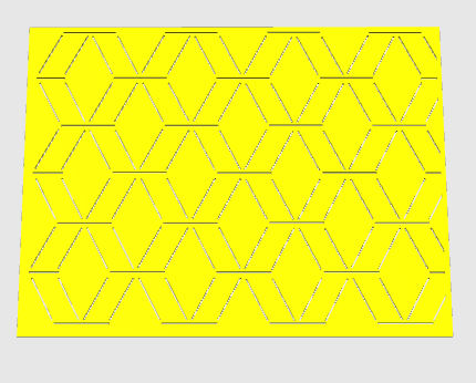 stencil pattern rombi