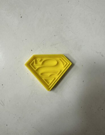 superman logo stampino per biscotti cookie cutter