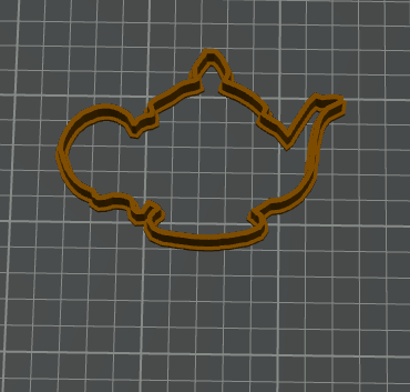teiera teapot alice nel paese delle meraviglie stampino per biscotti cookie cutter