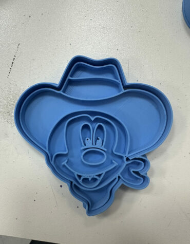 topolino fattoria con cappello stampino per biscotti cookie cutter 1