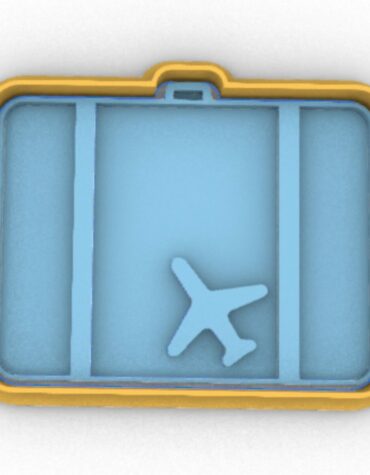 valigia viaggio lecca lecca stampino per biscotti cookie cutter