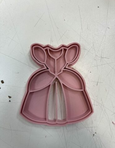 vestito principessa stampino per biscotti cookie cutter