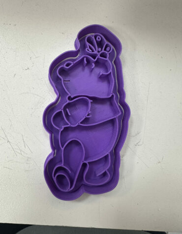 winnie con farfalla stampino per biscotti cookie cutter