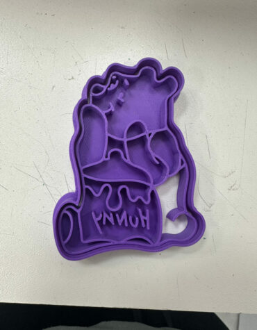 winnie the pooh con barattolo di miele stampino per biscotti cookie cutter