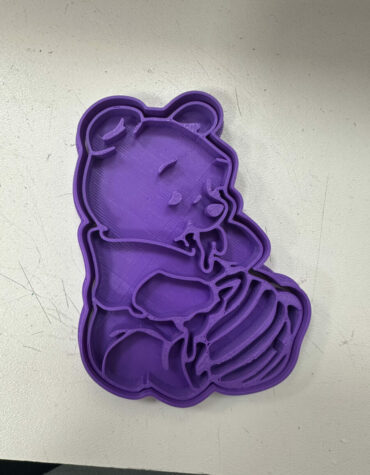 winnie the pooh con miele barattolo v1 stampino per biscotti cookie cutter
