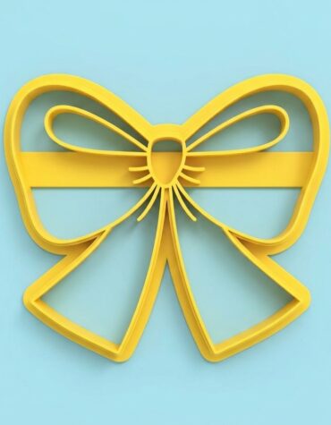 Fiocco Regalo Coccarda Formina Biscotti 8 cm Cookie Cutter