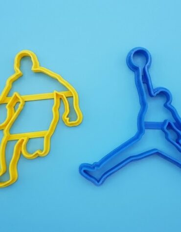 NBA pallacanestro jordan set 4 pezzi cookie cutter formina tagliabiscotti