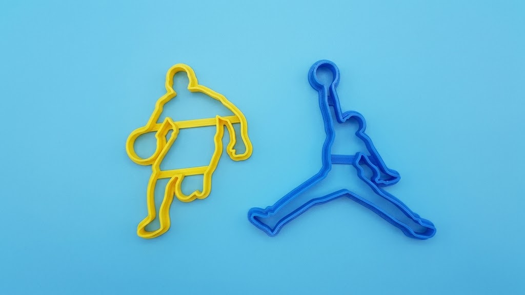 NBA pallacanestro jordan set 4 pezzi cookie cutter formina tagliabiscotti