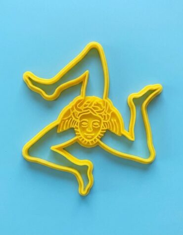 Trinacria Contorno E Impronta 10,5cm Formine Biscotti Cookie Cutter