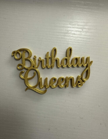 birthday queens caketopper