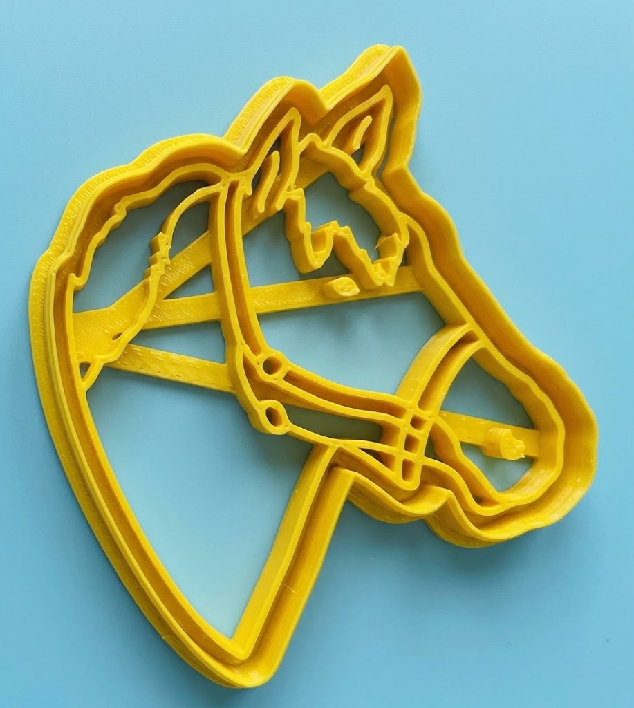 testa di cavallo stampino per biscotti cookie cutter